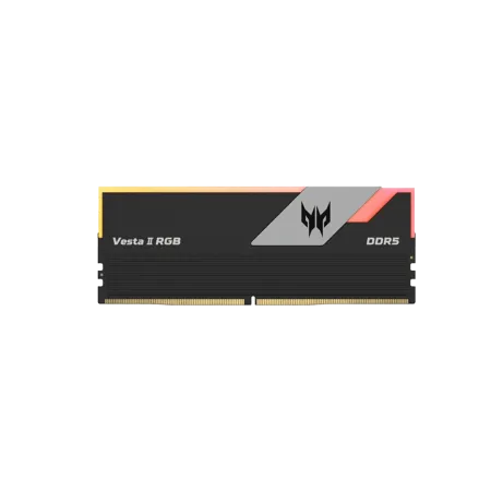 رم دسکتاپ DDR5 دو کاناله 6000 مگاهرتز CL36 ایسر مدل Predator Vesta II RGB ظرفیت 32 گیگابایت