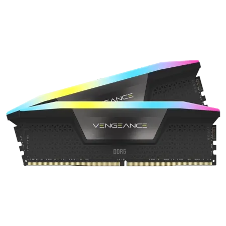 رم دسکتاپ DDR5 دوکاناله 5200 مگاهرتز CL40 کورسیر مدل VENGEANCE RGB ظرفیت 32 گیگابایت