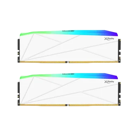 رم دسکتاپ DDR5 دوکاناله 5600 مگاهرتز CL36 وی کالر مدل Manta XFinity RGB ظرفیت 32 گیگابایت