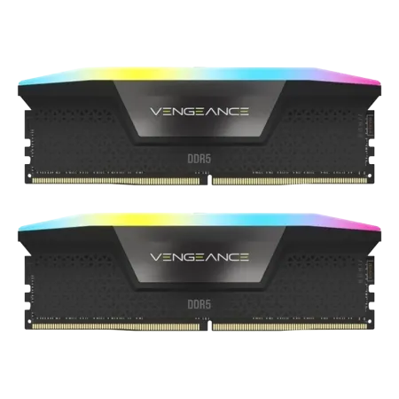 رم دسکتاپ DDR5 دوکاناله 6000 مگاهرتز CL36 کورسیر مدل VENGEANCE RGB ظرفیت 48 گیگابایت