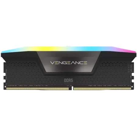 رم دسکتاپ DDR5 دوکاناله 6000 مگاهرتز CL38 کورسیر مدل VENGEANCE RGB ظرفیت 64 گیگابایت
