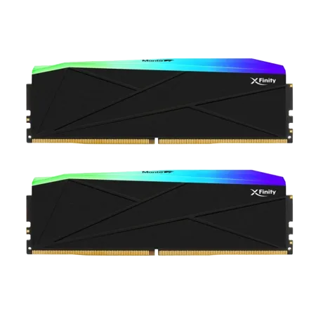 رم دسکتاپ DDR5 دوکاناله 6400 مگاهرتز CL32 وی کالر مدل Manta XFinity RGB ظرفیت 64 گیگابایت