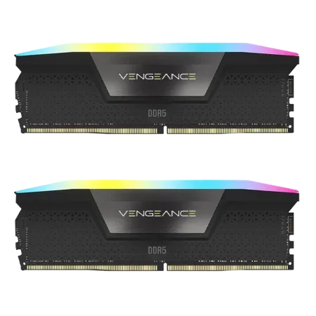 رم دسکتاپ DDR5 دوکاناله 6600 مگاهرتز CL38 کورسیر مدل VENGEANCE RGB ظرفیت 32 گیگابایت
