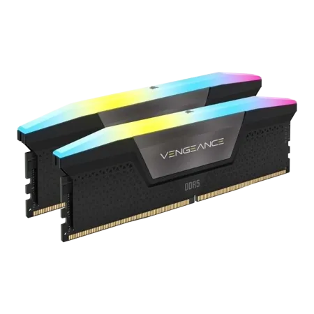 رم دسکتاپ DDR5 دوکاناله 6600 مگاهرتز CL38 کورسیر مدل VENGEANCE RGB ظرفیت 32 گیگابایت