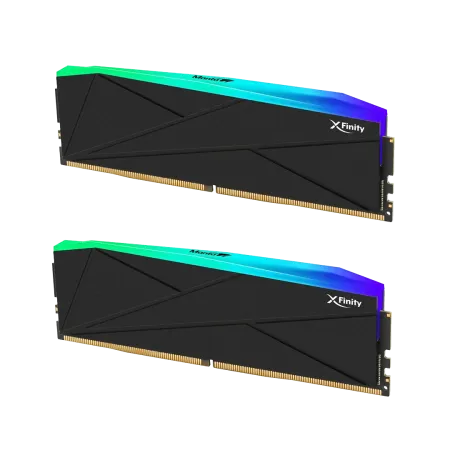 رم دسکتاپ DDR5 دوکاناله 8200 مگاهرتز CL40 وی کالر مدل Manta XFinity RGB 2+2 KIT ظرفیت 48 گیگابایت