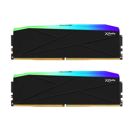 رم دسکتاپ DDR5 دوکاناله 8400 مگاهرتز CL40 وی کالر مدل Manta XFinity RGB 2+2 KIT ظرفیت 48 گیگابایت