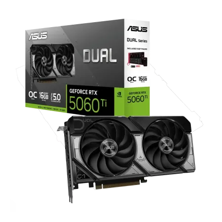 کارت گرافیک ایسوس مدل Dual GeForce RTX 5060 TI OC Edition 16GB GDDR7
