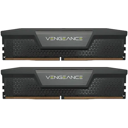 رم دسکتاپ DDR5 دوکاناله 5200 مگاهرتز CL40 کورسیر مدل VENGEANCE ظرفیت 16 گیگابایت